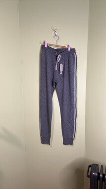 InCashmere 100% Cashmere Jogger Pant With Side Stripe   Small NWT $249
